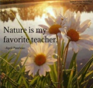 Nature is my favorite teacher. I have learned more important things about life from nature than I ever did from school. April Peerless